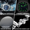 Reloj de Cuarzo Cuadrado de Acero Inoxidable