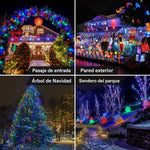 Luces Navideñas Solares para Exterior