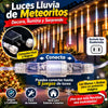 ¡HAZ QUE TU CASA BRILLE COMO NUNCA! Luces LED con Efecto Lluvia de Meteoritos Blanco y Ámbar.