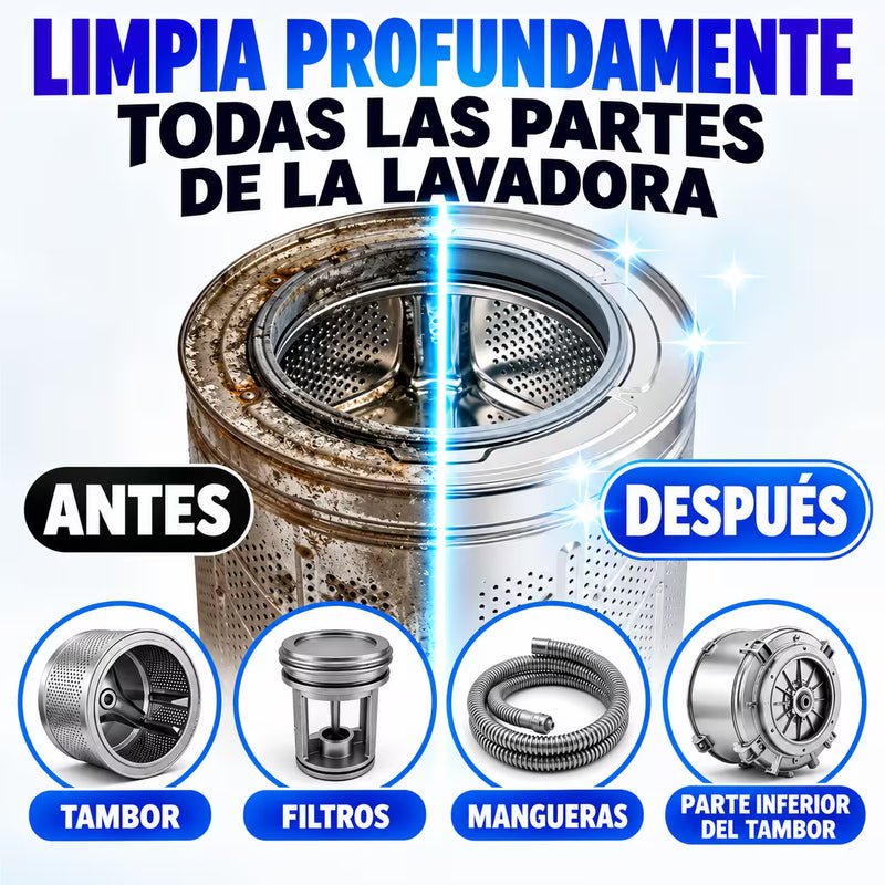 Limpiador de Lavadoras para Mascotas