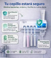 Portacepillos de Dientes Ultravioleta con Dispensador