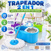 Trapeador Giratorio Microfibra con Cubeta Exprimidor