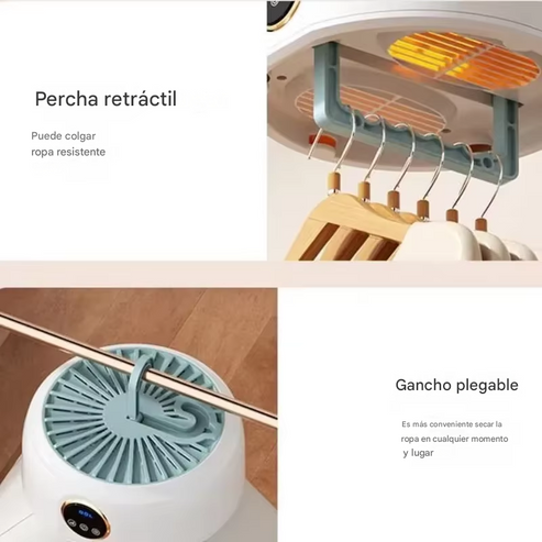 Secadora portátil de ropa eléctrica