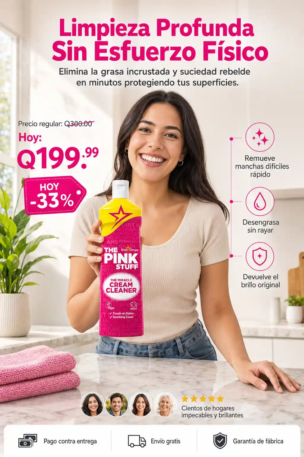 The Pink Stuff Miracle Cream Cleaner