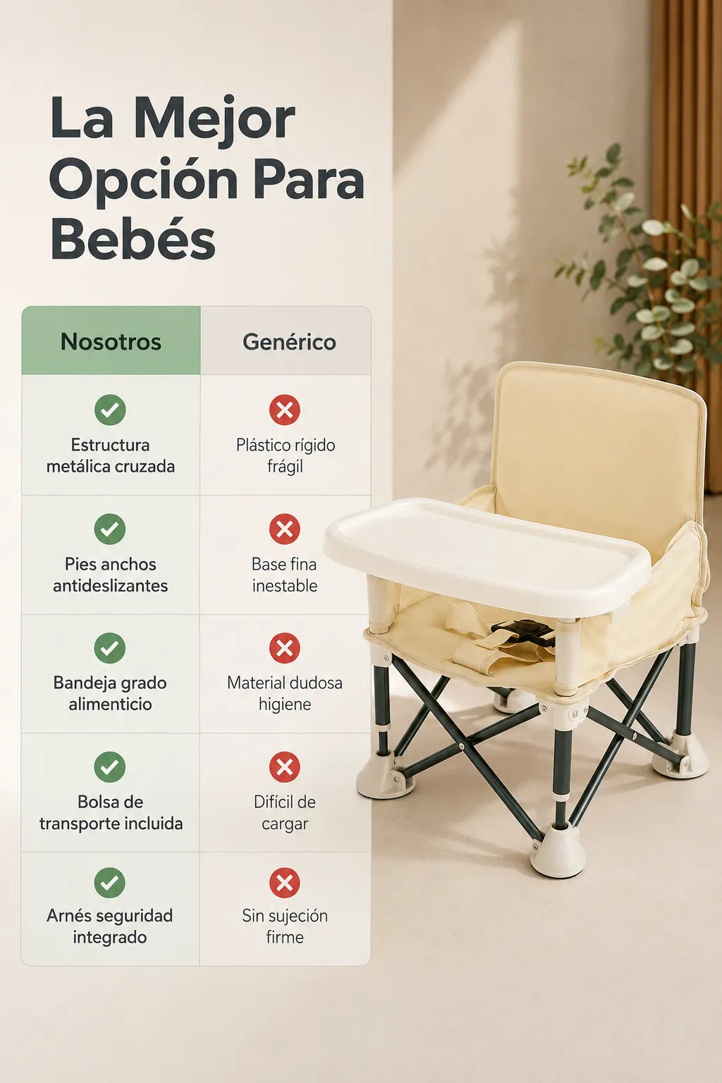 Silla de Comedor Para Bebe 8